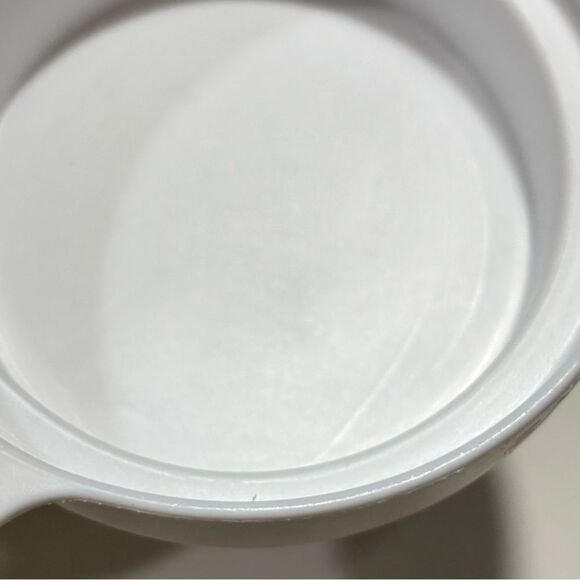 Set of 4 pcs White Plastic Kitchen Baking Measuring Measure Spoon Cup Set - Picture 8 of 16